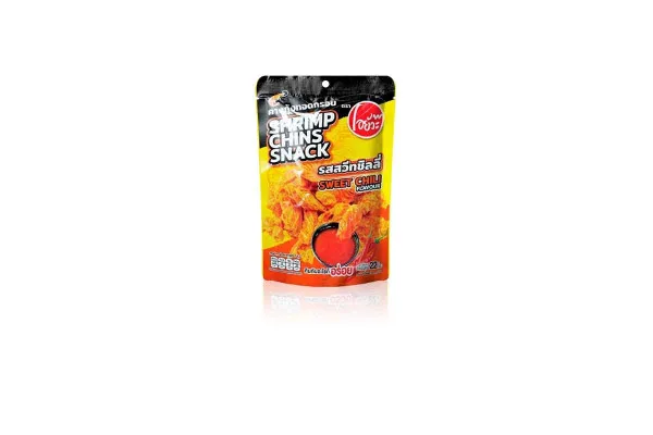 OYUA SNACK, Shrimp Chin Snack Sweet Chilli - 22 g