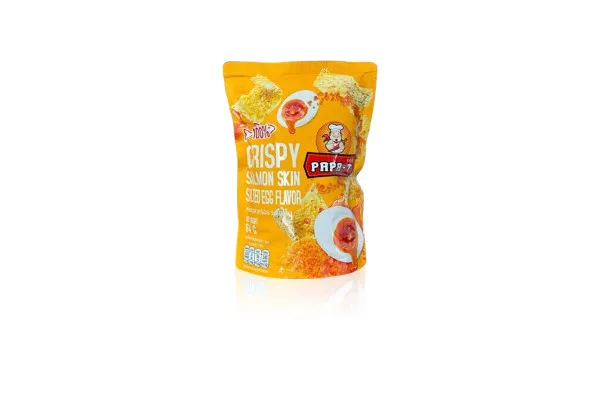 PAPA-T Crispy Salmon Skin, Salted Egg - 64 g