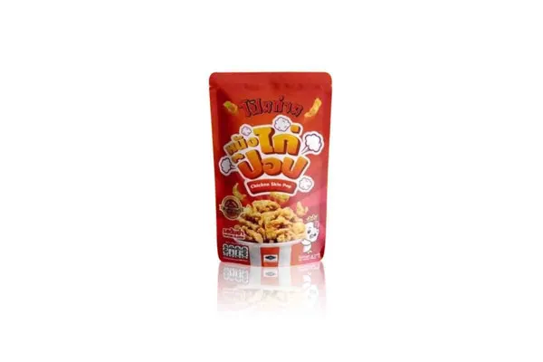 POYGAI Chicken Skin Pop, Tom Yum 42 g