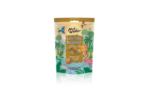 HERITAGE Nut Walker, Butter Coffee Macadamias - 120 g x 12 pcs