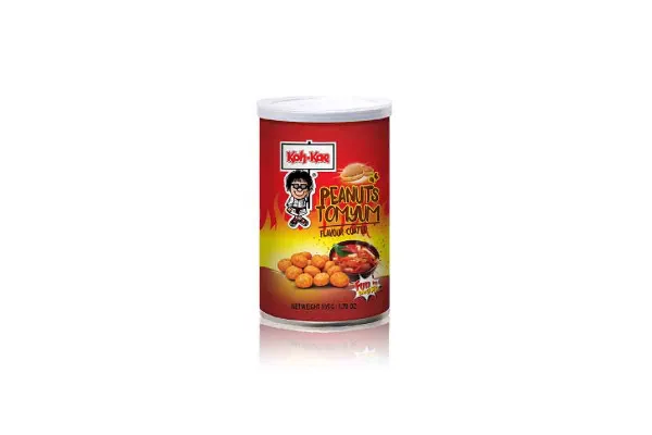 KOH KAE Small Bottle Crunchy Peanuts, Tom Yam Flavour - 105 g