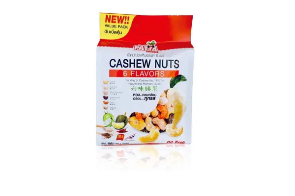 PATTARAWADEE Cashew Nut 6 Flavors (12s) - 300 g