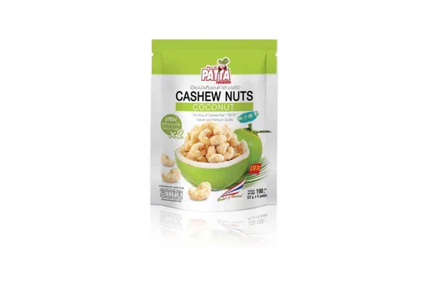 PATTARAWADEE Cashew Nut, Coconut Flavor - 198 g
