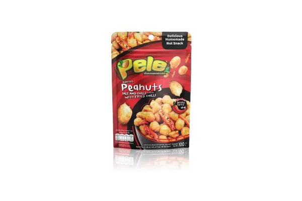 PELE Roasted Peanuts Salt and Chili With Fried Chili - 100 g 