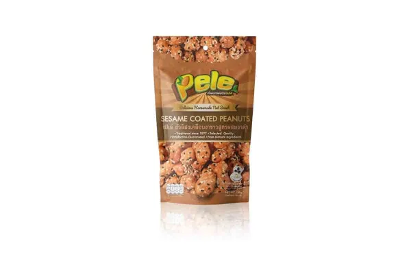 PELE Sesame Black & White Coated Peanuts - 130 g 