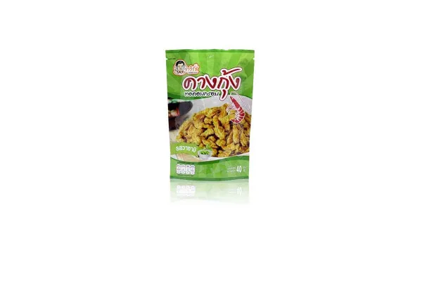 JA WIRAT FOOD, Shrimp Head Snack Wasabi - 40 g