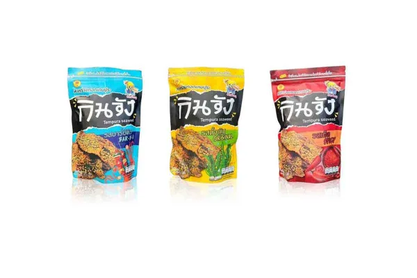 GIN JUNG Crispy Flavorful Tempura Seaweed
