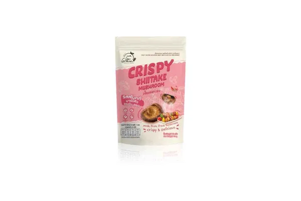 GO GRAIN Crispy Shiitake, Smoky BBQ - 70 g