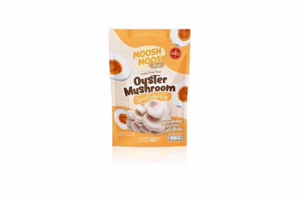 MOOSH MOOSH Crispy Deep Fried Oyster Mushroom, Spicy Salted Egg - 50 g