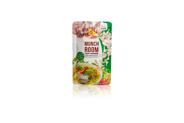MUNCHROOM, Crispy Oyster Mushrooms Green Curry Flavor - 20 g