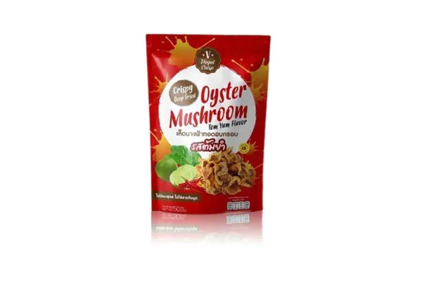 VG Crispy Fried Oyster Mushroom, Tomyum - 40 g x 25 pcs