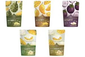 CP FRESH Freeze Dried Fruits - Durian, Mango, Mangosteen, Durian Sticky Rice, Mango Sticky Rice