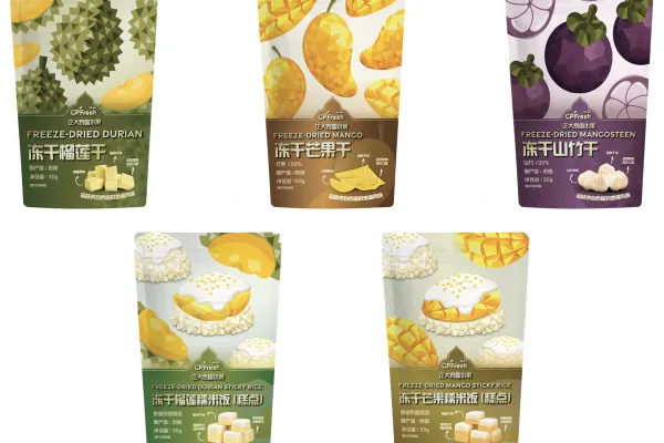 CP FRESH Freeze Dried Fruits - Durian,Mango,Mangosteen,Durian Sticky Rice,Mango Sticky Rice