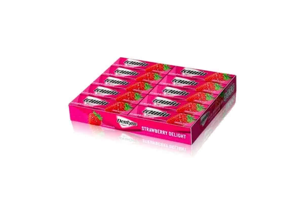 DENTYNE, Stick Gum Strawberry Delight - 5 sticks