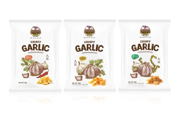 Wanalee Crispy Garlic Chips in 3 Flavors