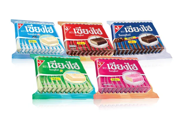 SHANGHAI Crunchy Wafer in Assorted Flavors