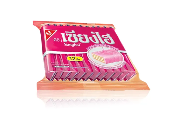 SHANGHAI Wafer, Strawberry - 90 g