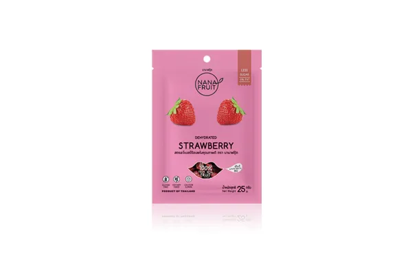 NANA FRUIT, Dehydrated Strawberry  - 25 g